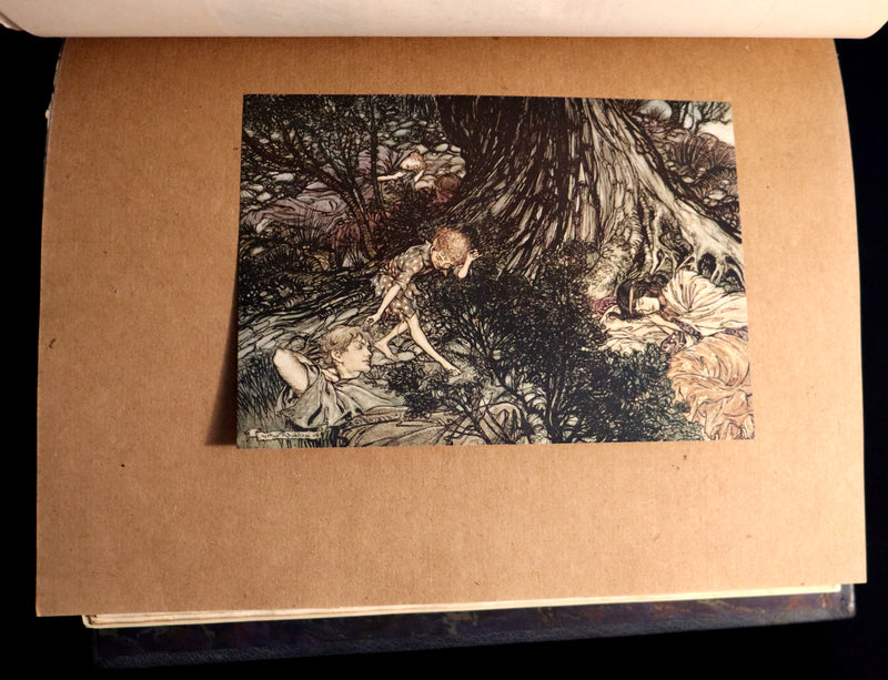 1908 Rare Limited Book Signed by Rackham - Shakespeare's Midsummer Night's Dream in a beautiful binding.
