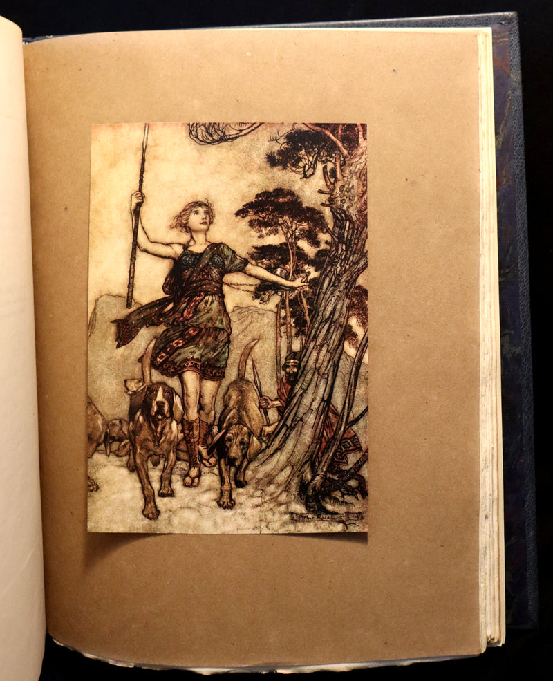 1908 Rare Limited Book Signed by Rackham - Shakespeare's Midsummer Night's Dream in a beautiful binding.