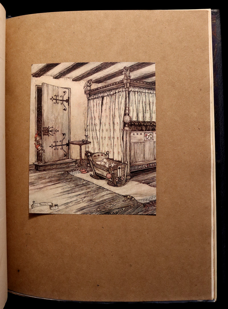 1908 Rare Limited Book Signed by Rackham - Shakespeare's Midsummer Night's Dream in a beautiful binding.