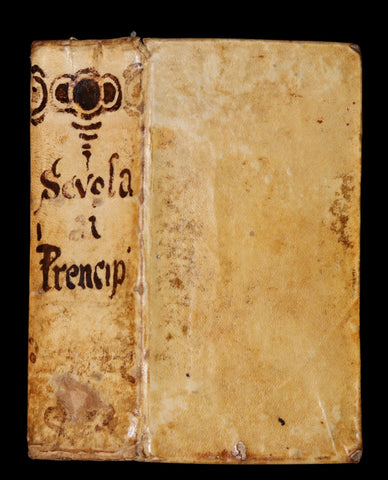 1681 Rare Italian Vellum Book - The School of Truth - La Scuola della Verita by Luigi Giuglaris.