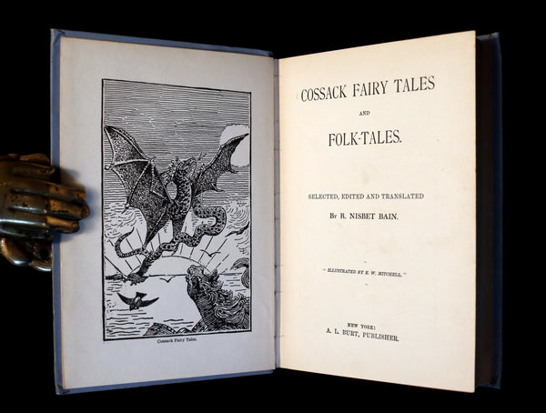 1894 Scarce Victorian Book - COSSACK Fairy Tales and Folk-Tales by R. Nisbet Bain. Illustrated.