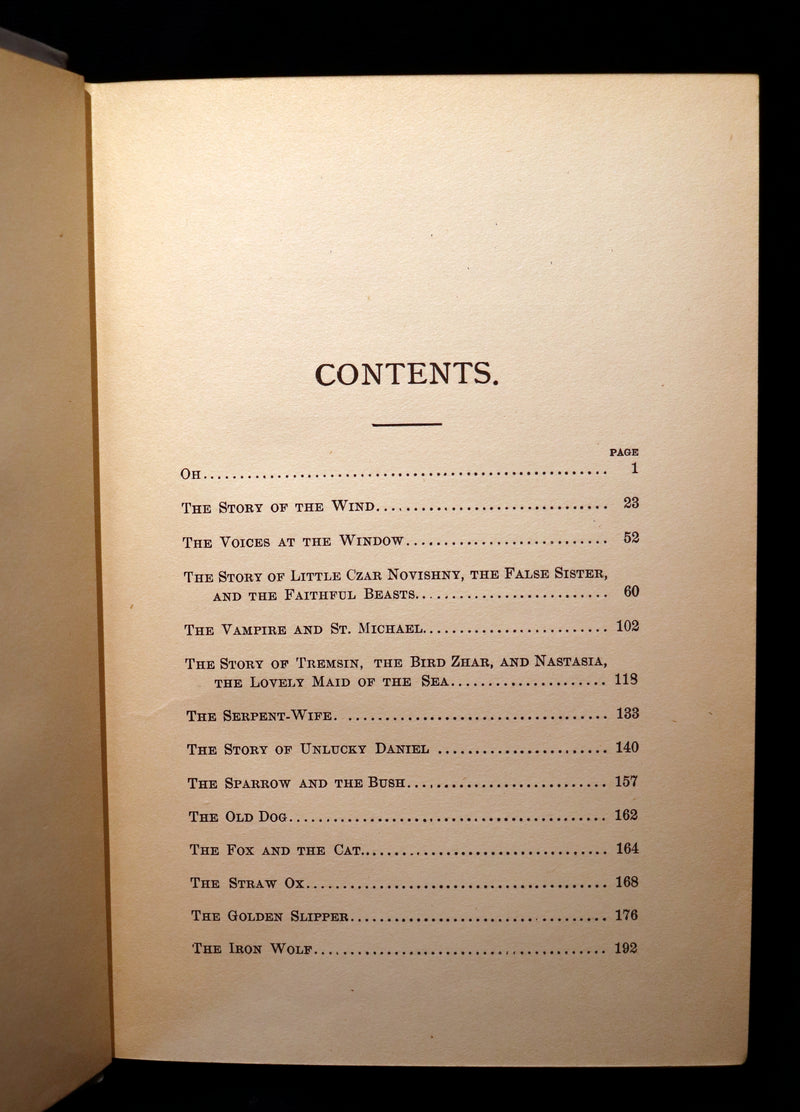 1894 Scarce Victorian Book - COSSACK Fairy Tales and Folk-Tales by R. Nisbet Bain. Illustrated.