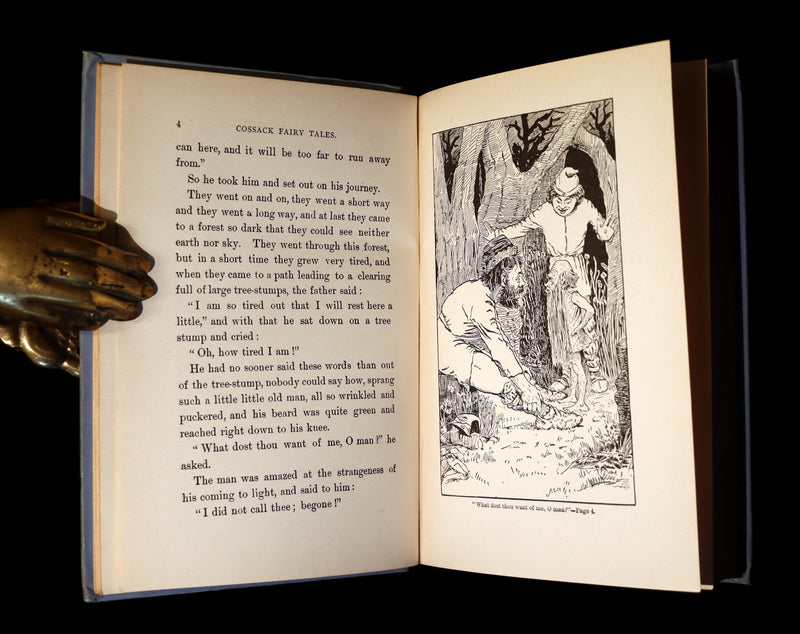 1894 Scarce Victorian Book - COSSACK Fairy Tales and Folk-Tales by R. Nisbet Bain. Illustrated.