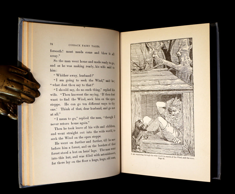 1894 Scarce Victorian Book - COSSACK Fairy Tales and Folk-Tales by R. Nisbet Bain. Illustrated.