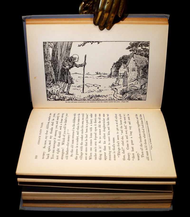 1894 Scarce Victorian Book - COSSACK Fairy Tales and Folk-Tales by R. Nisbet Bain. Illustrated.