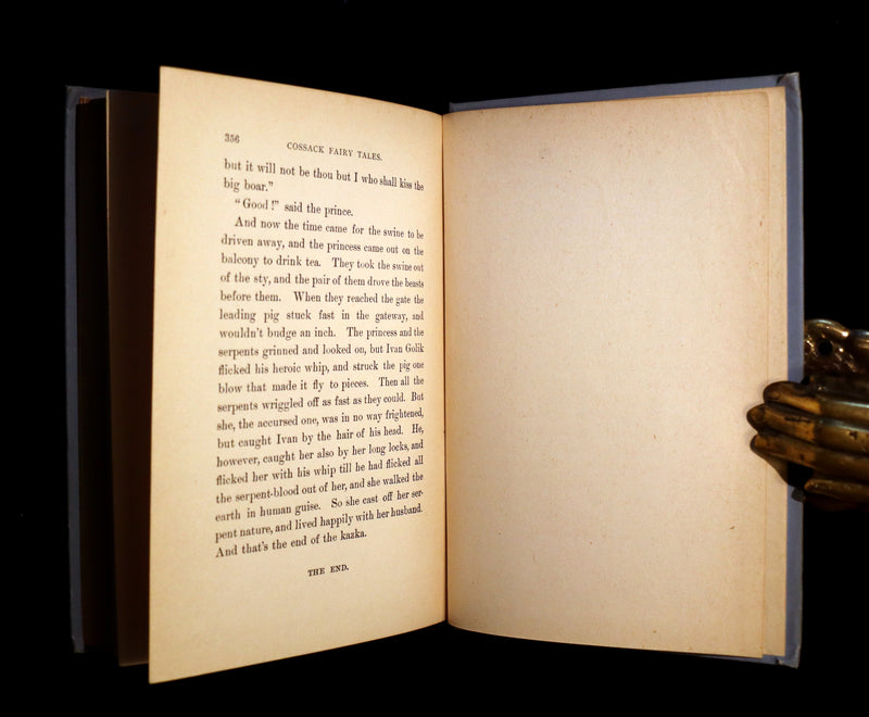 1894 Scarce Victorian Book - COSSACK Fairy Tales and Folk-Tales by R. Nisbet Bain. Illustrated.