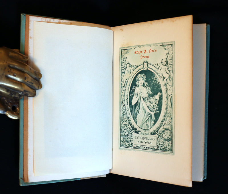 1892 Rare Victorian Book - Poems by Edgar Allan POE (The Raven, Lenore, Ulalume, ...).