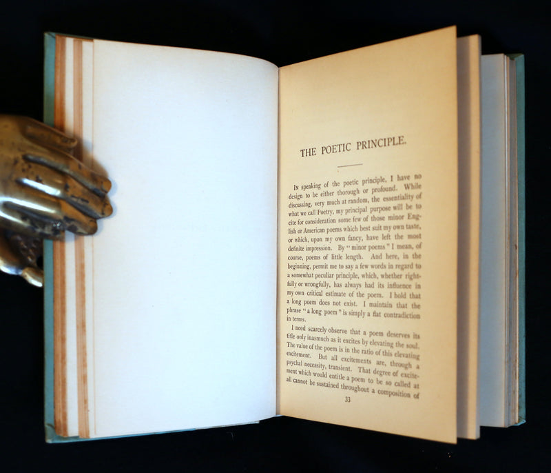 1892 Rare Victorian Book - Poems by Edgar Allan POE (The Raven, Lenore, Ulalume, ...).