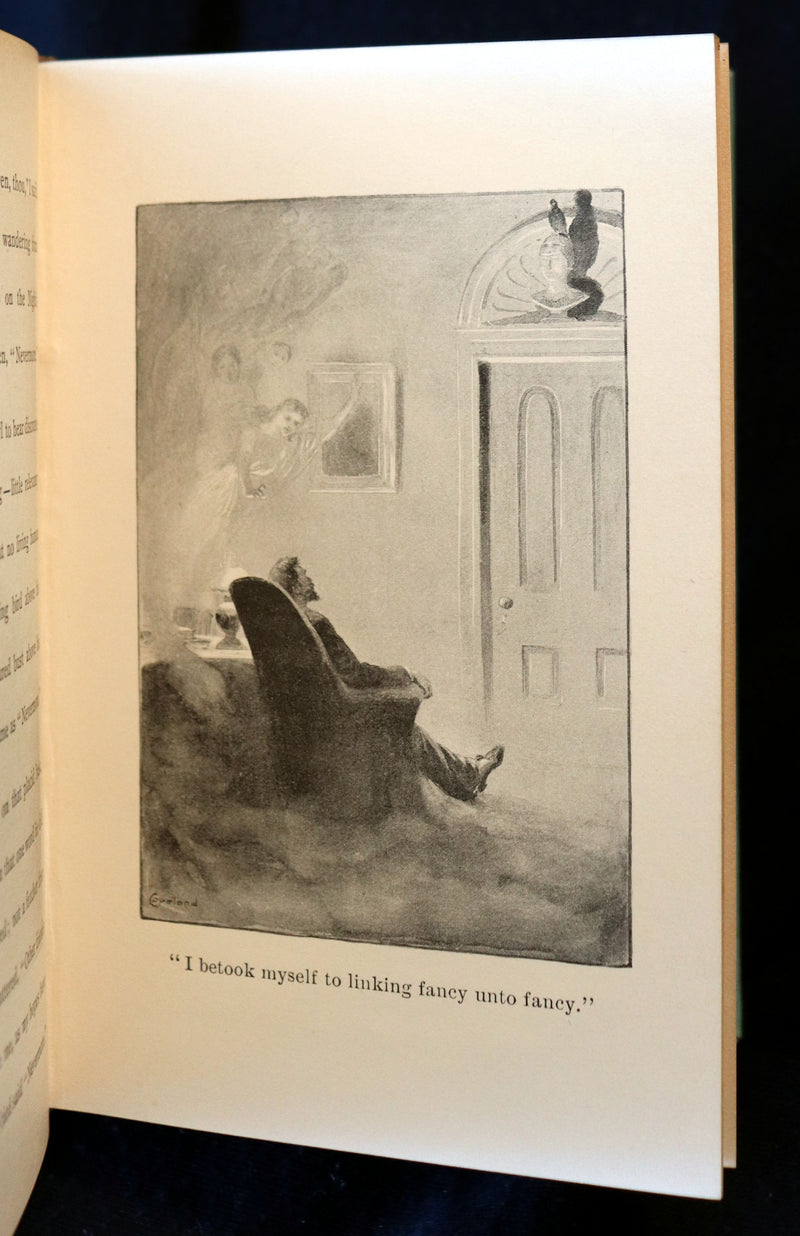1892 Rare Victorian Book - Poems by Edgar Allan POE (The Raven, Lenore, Ulalume, ...).