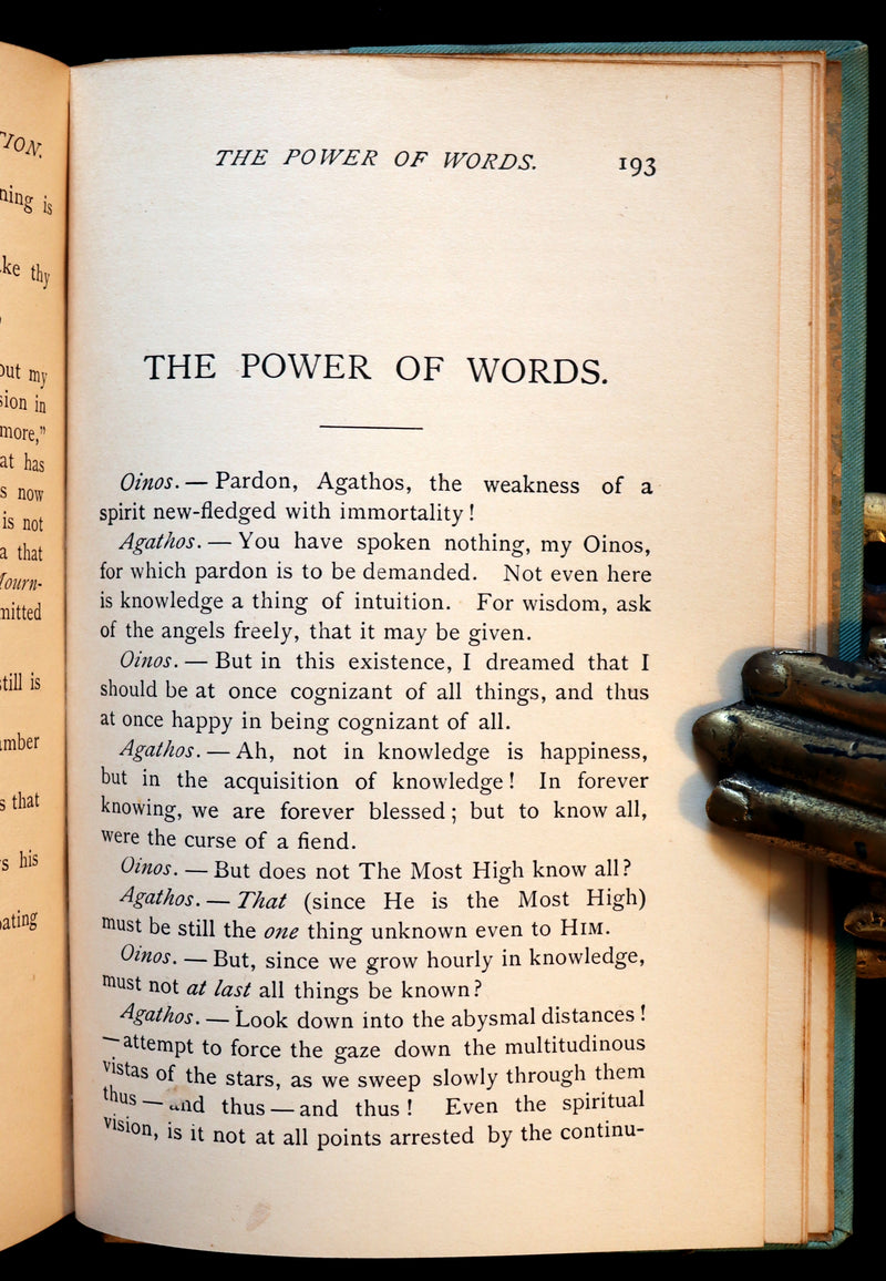1892 Rare Victorian Book - Poems by Edgar Allan POE (The Raven, Lenore, Ulalume, ...).