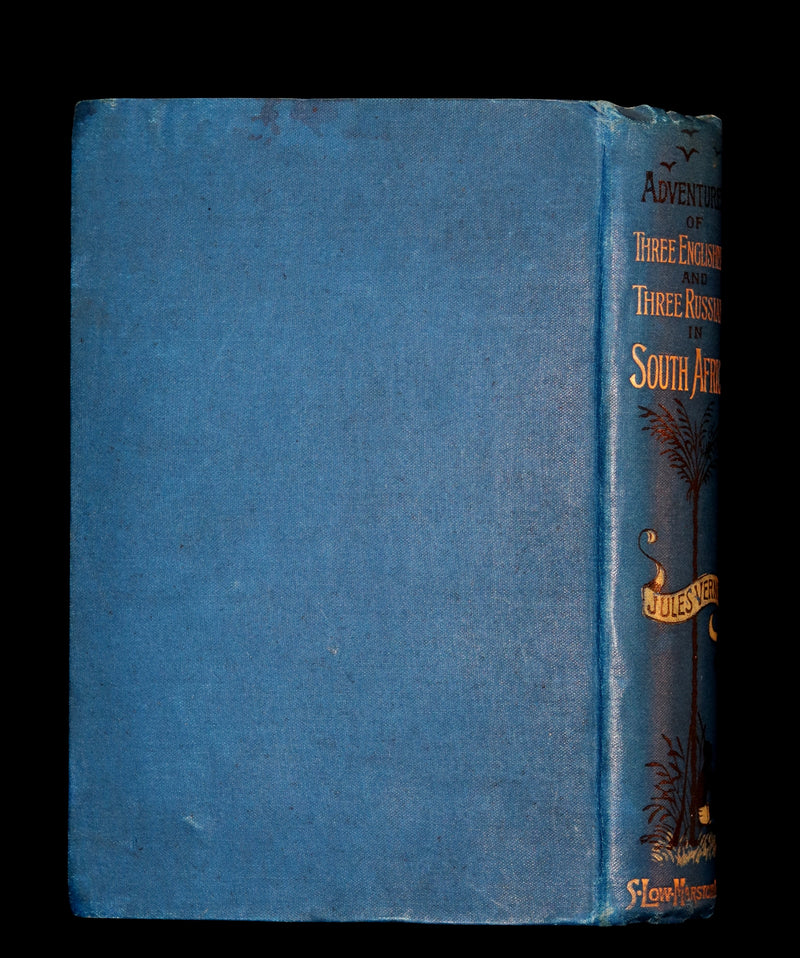 1896 Rare Jules Verne - Meridiana - Adventures of Three Englishmen and Three Russians in South Africa.