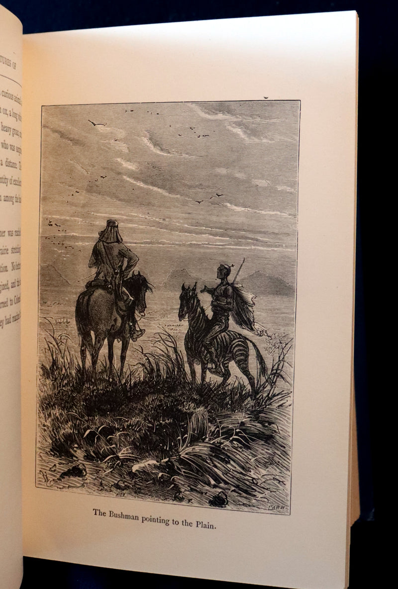 1896 Rare Jules Verne - Meridiana - Adventures of Three Englishmen and Three Russians in South Africa.