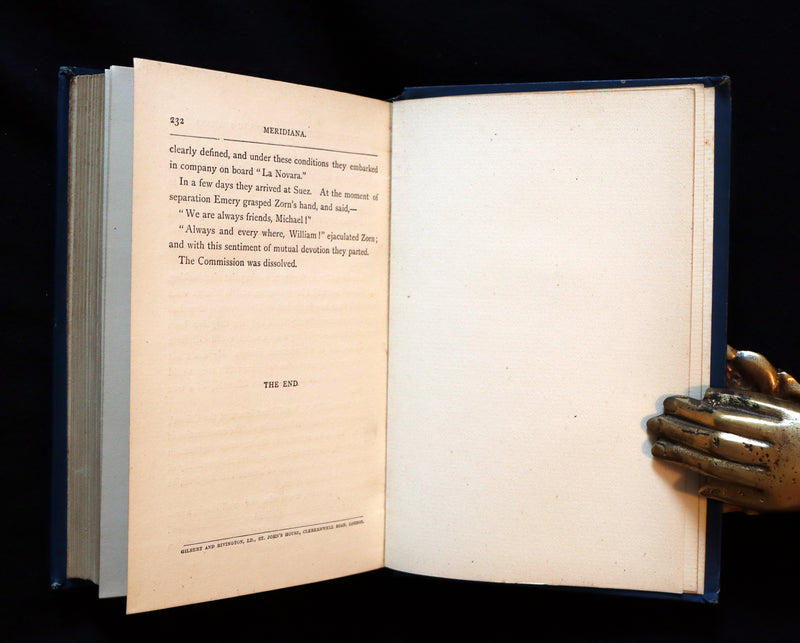 1896 Rare Jules Verne - Meridiana - Adventures of Three Englishmen and Three Russians in South Africa.