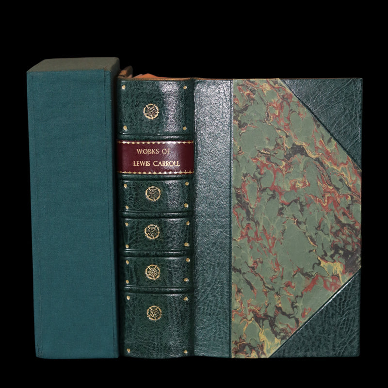 1939 Rare 1stED Book with slipcase - Complete Works of Lewis Carroll including Alice's Adventures in Wonderland, Through the Looking-Glass, etc.