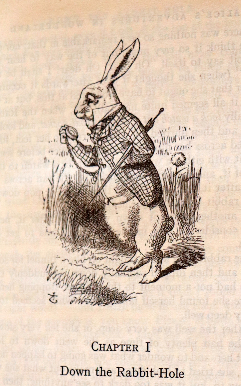 1939 Rare 1stED Book with slipcase - Complete Works of Lewis Carroll including Alice's Adventures in Wonderland, Through the Looking-Glass, etc.