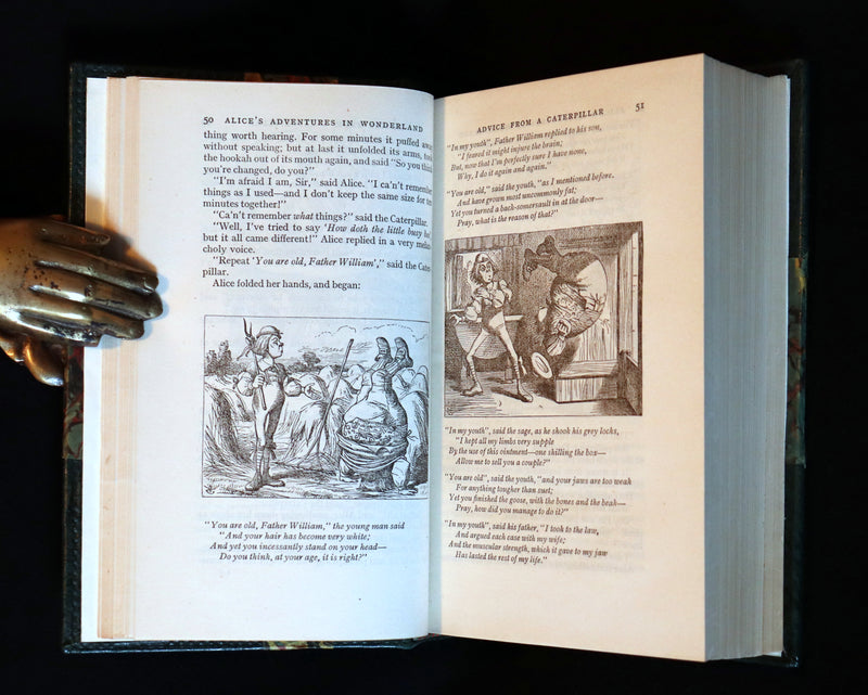 1939 Rare 1stED Book with slipcase - Complete Works of Lewis Carroll including Alice's Adventures in Wonderland, Through the Looking-Glass, etc.