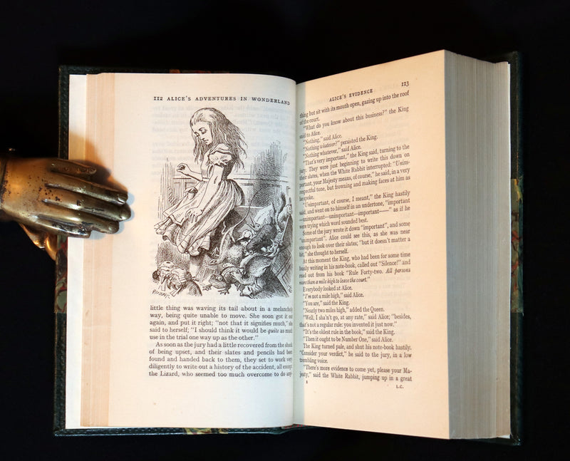 1939 Rare 1stED Book with slipcase - Complete Works of Lewis Carroll including Alice's Adventures in Wonderland, Through the Looking-Glass, etc.