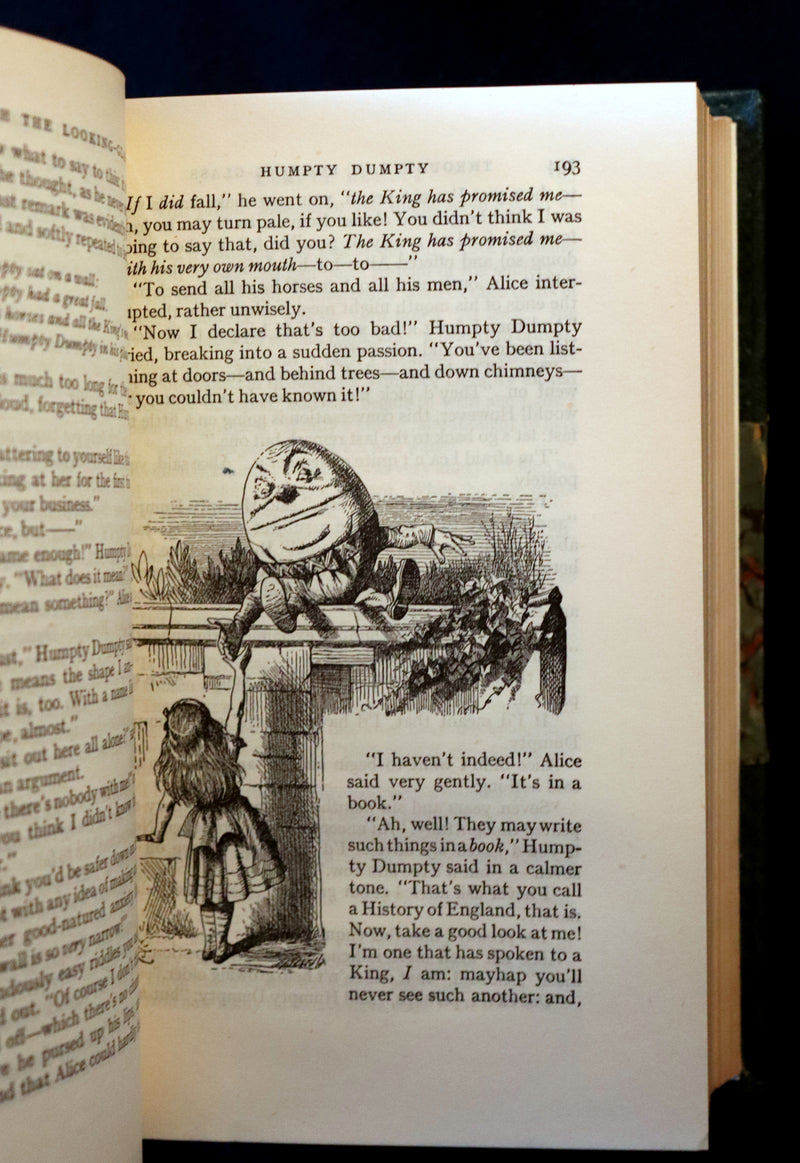 1939 Rare 1stED Book with slipcase - Complete Works of Lewis Carroll including Alice's Adventures in Wonderland, Through the Looking-Glass, etc.