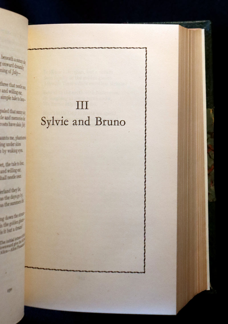 1939 Rare 1stED Book with slipcase - Complete Works of Lewis Carroll including Alice's Adventures in Wonderland, Through the Looking-Glass, etc.