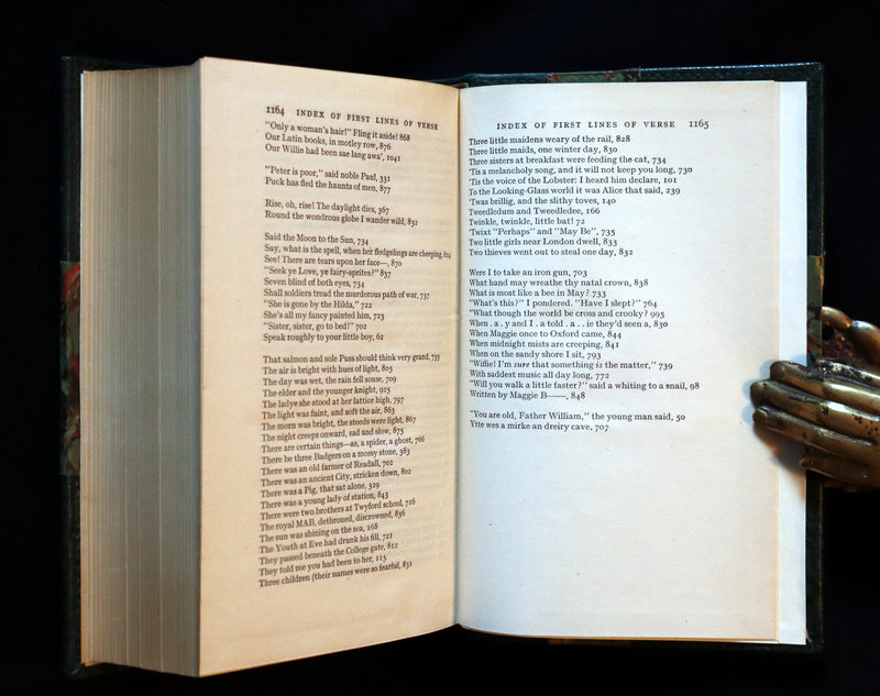 1939 Rare 1stED Book with slipcase - Complete Works of Lewis Carroll including Alice's Adventures in Wonderland, Through the Looking-Glass, etc.