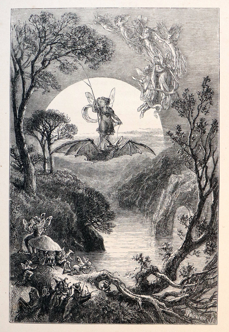 1872 Scarce Victorian Book - The Poetical Works of Edgar Allan Poe. Edinburgh Illustrated Edition.