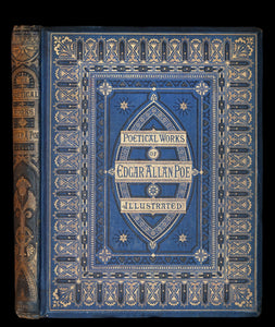 1872 Scarce Victorian Book - The Poetical Works of Edgar Allan Poe. Edinburgh Illustrated Edition.