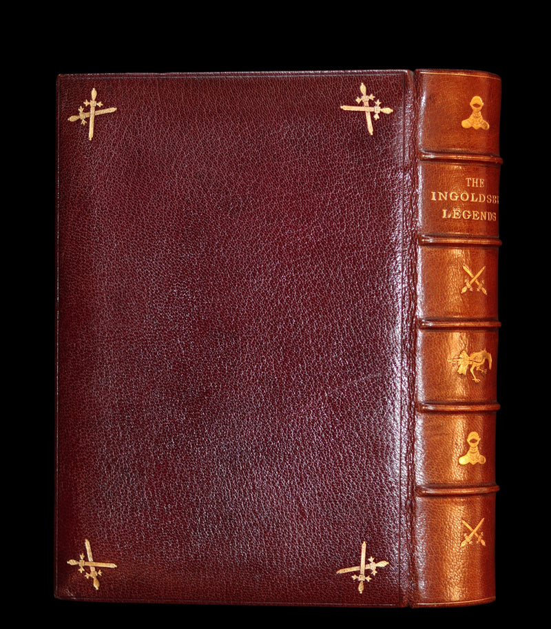 1887 PRINCE LEOPOLD Ex-Libris - INGOLDSBY LEGENDS Illustrated by Cruikshank, Leech and Barham in a Beautiful Ramage Binding.