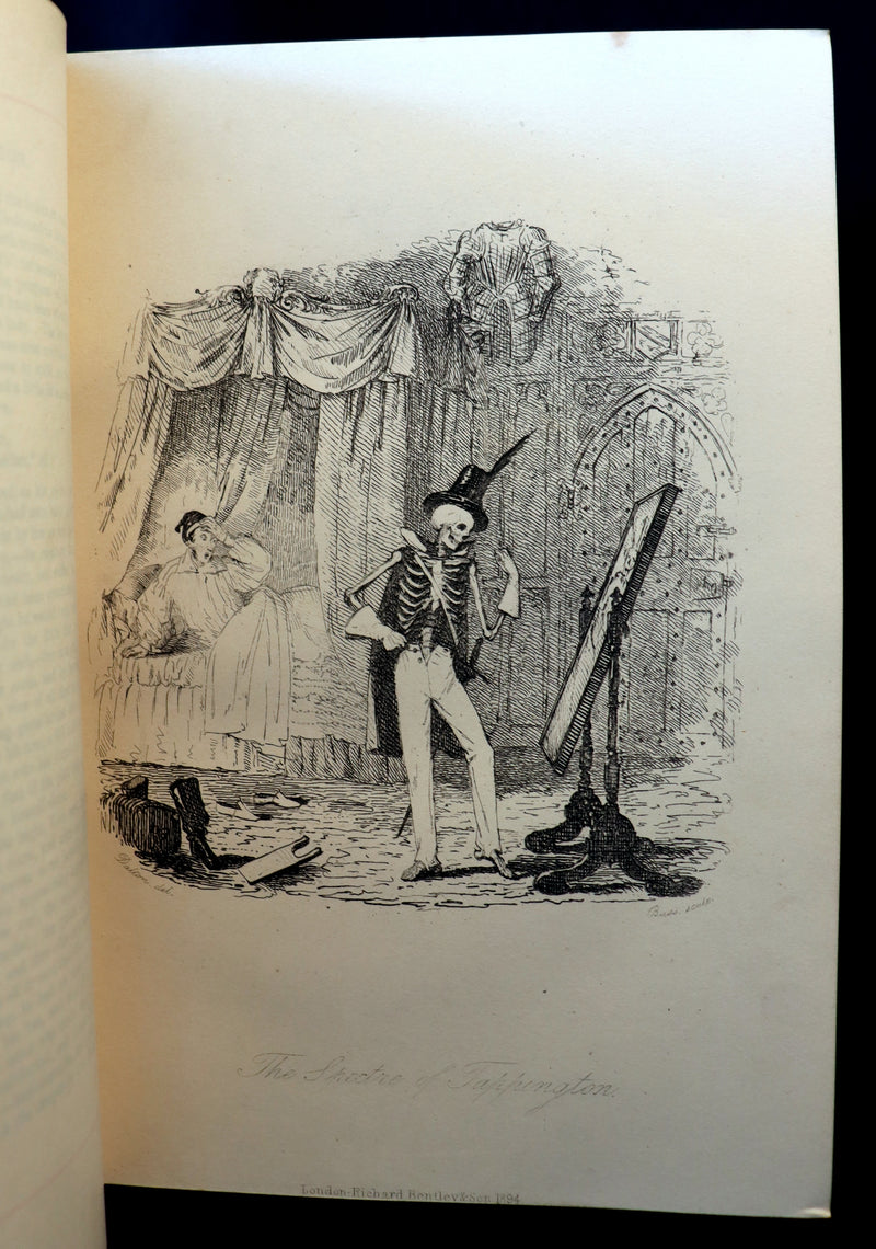 1887 PRINCE LEOPOLD Ex-Libris - INGOLDSBY LEGENDS Illustrated by Cruikshank, Leech and Barham in a Beautiful Ramage Binding.