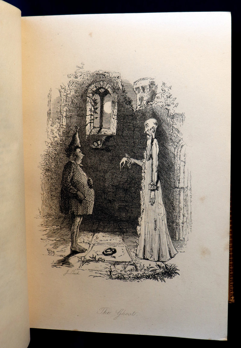 1887 PRINCE LEOPOLD Ex-Libris - INGOLDSBY LEGENDS Illustrated by Cruikshank, Leech and Barham in a Beautiful Ramage Binding.