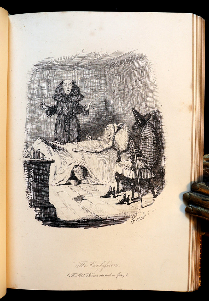1887 PRINCE LEOPOLD Ex-Libris - INGOLDSBY LEGENDS Illustrated by Cruikshank, Leech and Barham in a Beautiful Ramage Binding.