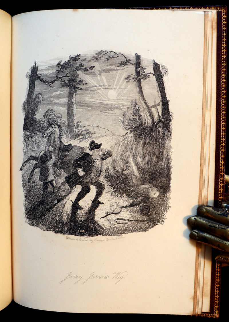1887 PRINCE LEOPOLD Ex-Libris - INGOLDSBY LEGENDS Illustrated by Cruikshank, Leech and Barham in a Beautiful Ramage Binding.