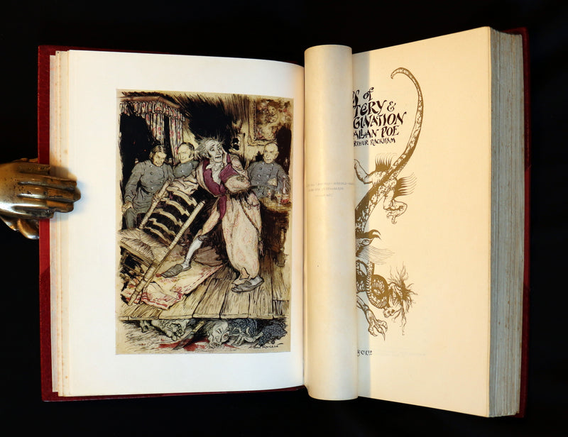 1935 Rare 1stED bound by Bayntun - Edgar Allan Poe TALES OF MYSTERY AND IMAGINATION illustrated by Arthur RACKHAM.
