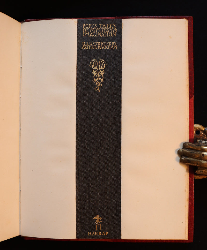 1935 Rare 1stED bound by Bayntun - Edgar Allan Poe TALES OF MYSTERY AND IMAGINATION illustrated by Arthur RACKHAM.