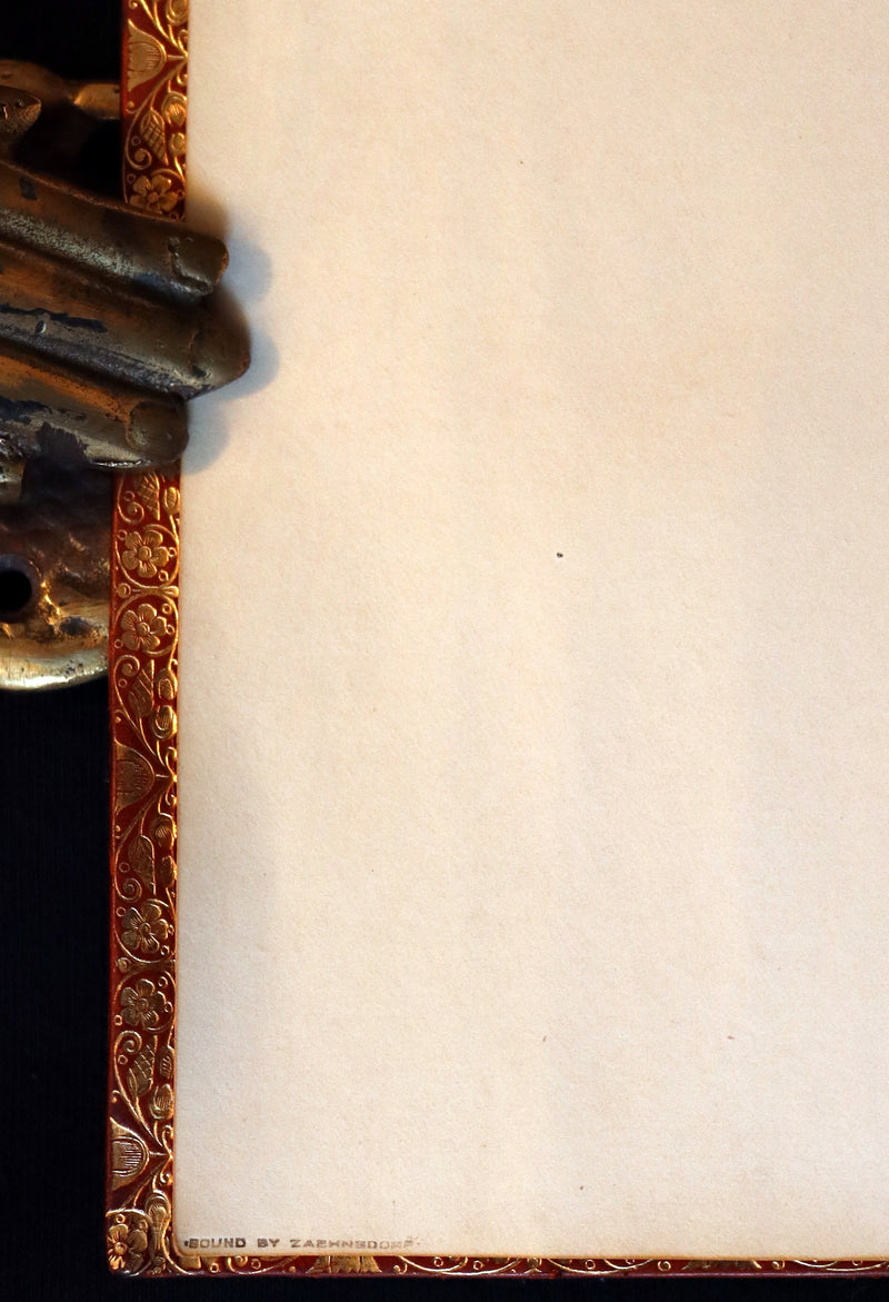 1907 Rare Book bound by Zaehnsdorf - FRANCIS BACON's ESSAYS.