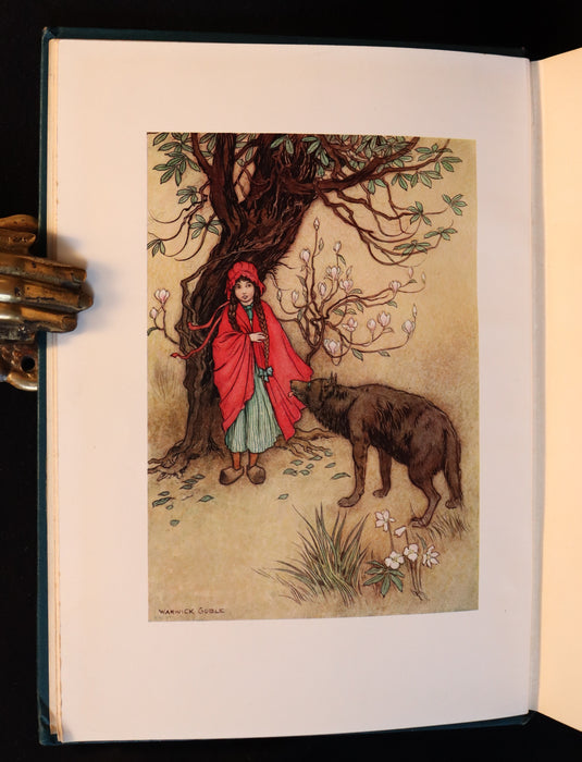 1913 Rare First Edition - THE FAIRY BOOK Illustrated in color by Warwick Goble.