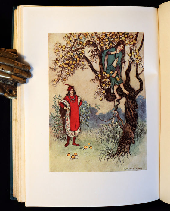 1913 Rare First Edition - THE FAIRY BOOK Illustrated in color by Warwick Goble.