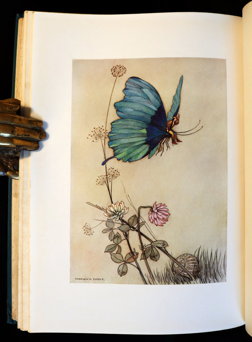 1913 Rare First Edition - THE FAIRY BOOK Illustrated in color by Warwick Goble.