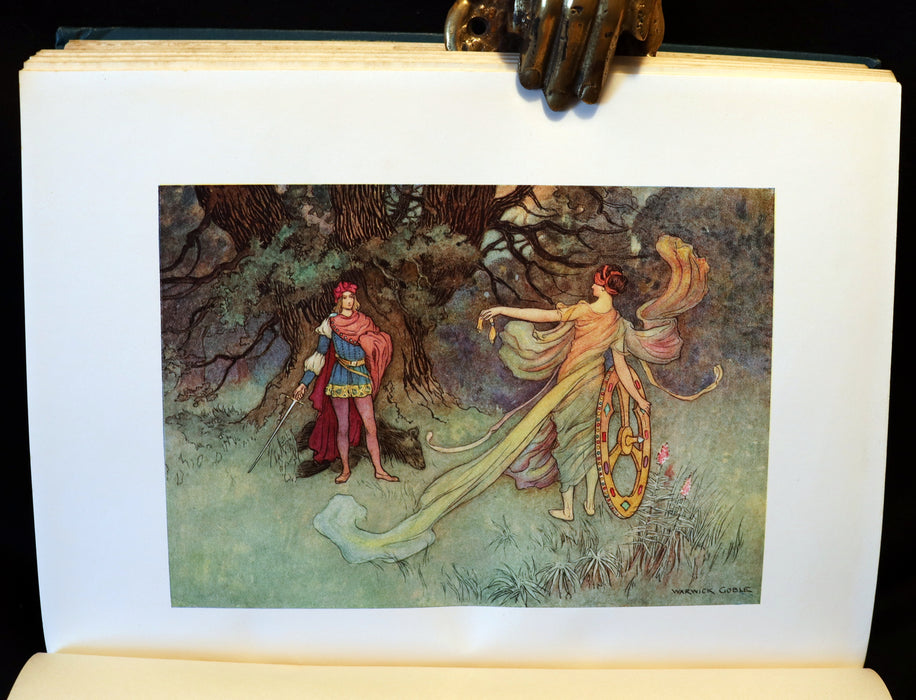 1913 Rare First Edition - THE FAIRY BOOK Illustrated in color by Warwick Goble.