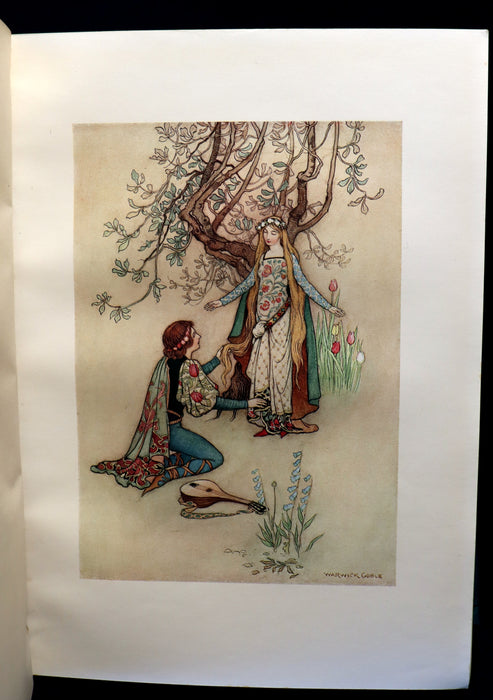 1913 Rare First Edition - THE FAIRY BOOK Illustrated in color by Warwick Goble.