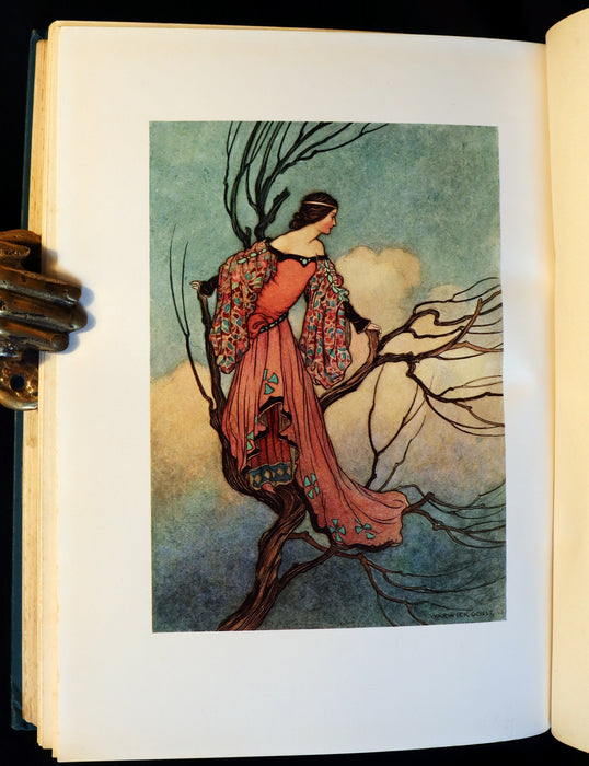 1913 Rare First Edition - THE FAIRY BOOK Illustrated in color by Warwick Goble.