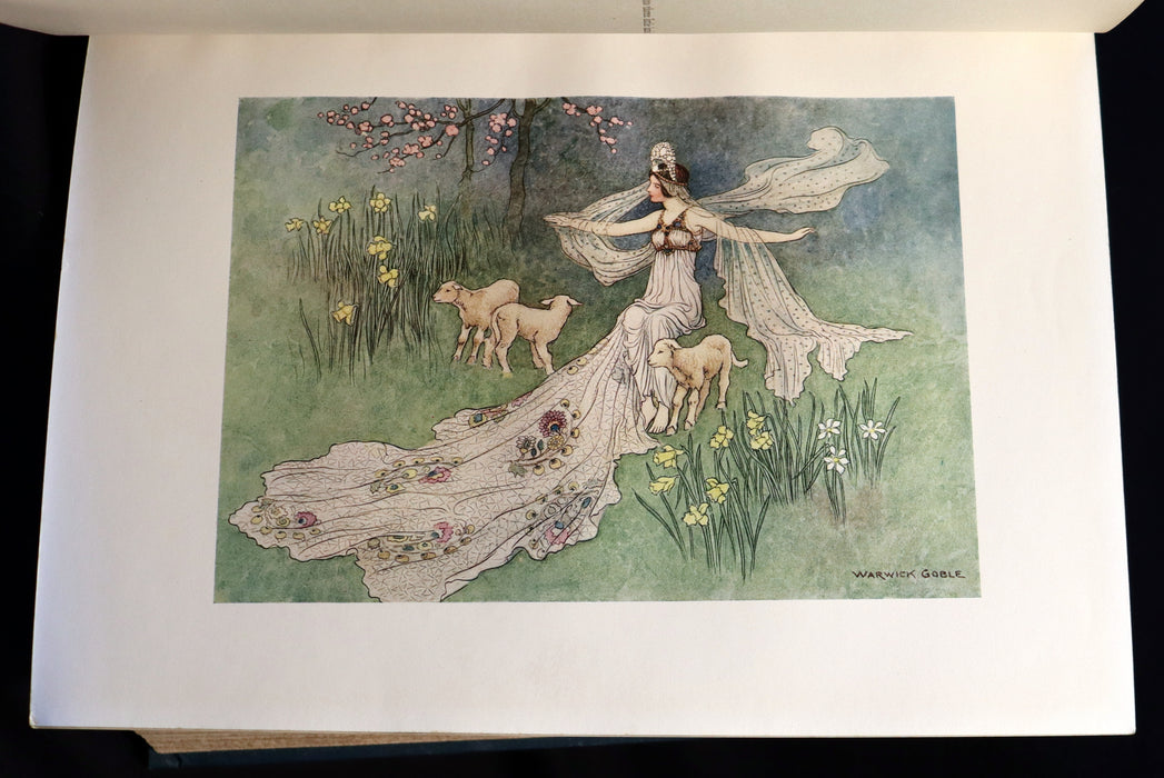 1913 Rare First Edition - THE FAIRY BOOK Illustrated in color by Warwick Goble.