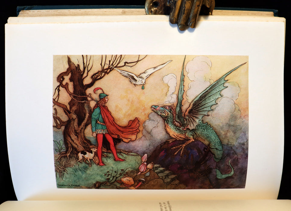 1913 Rare First Edition - THE FAIRY BOOK Illustrated in color by Warwick Goble.