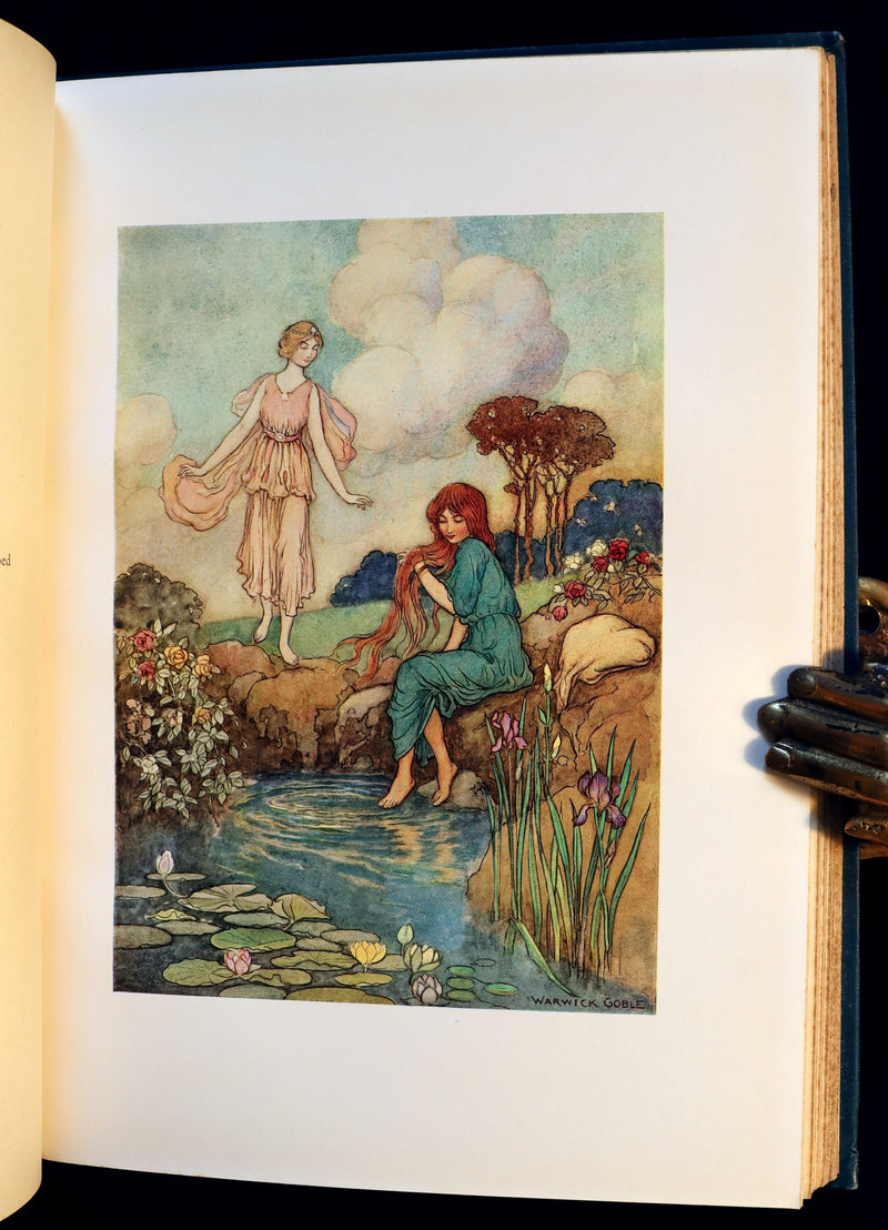 1913 Rare First Edition - THE FAIRY BOOK Illustrated in color by Warwick Goble.