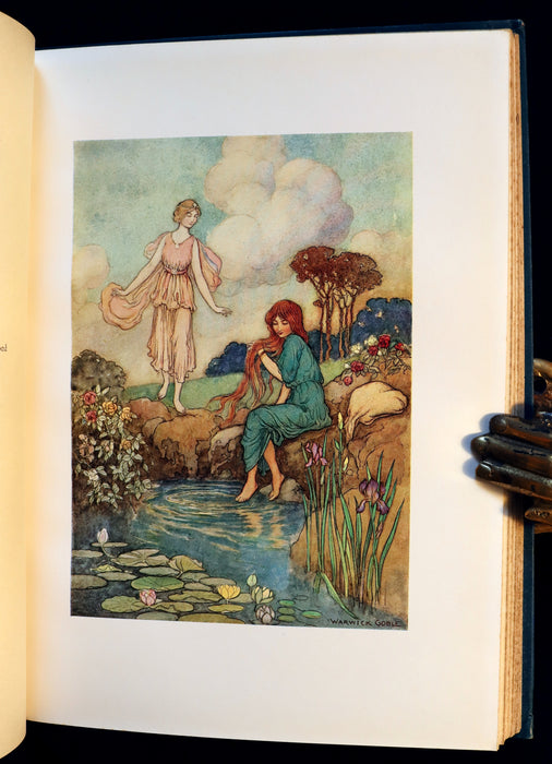 1913 Rare First Edition - THE FAIRY BOOK Illustrated in color by Warwick Goble.