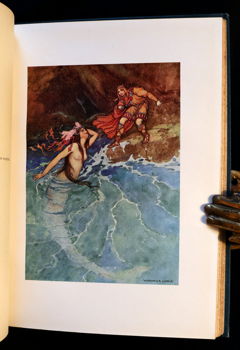 1913 Rare First Edition - THE FAIRY BOOK Illustrated in color by Warwick Goble.