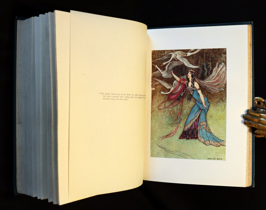 1913 Rare First Edition - THE FAIRY BOOK Illustrated in color by Warwick Goble.