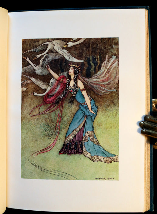 1913 Rare First Edition - THE FAIRY BOOK Illustrated in color by Warwick Goble.