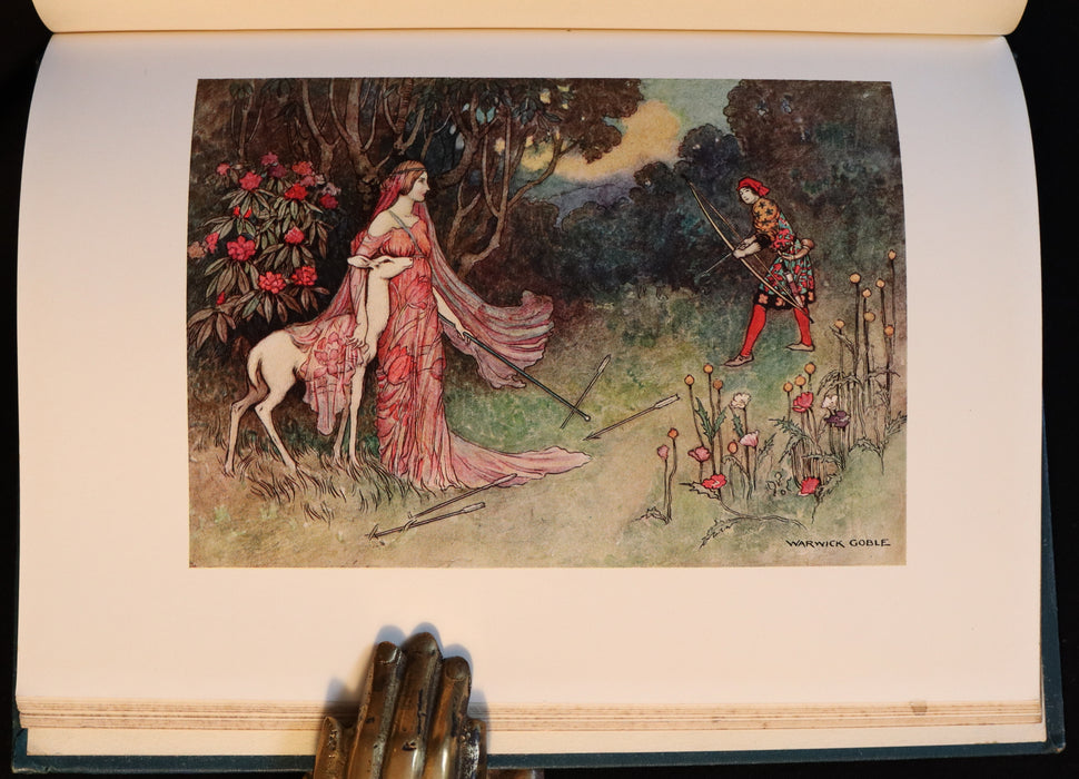 1913 Rare First Edition - THE FAIRY BOOK Illustrated in color by Warwick Goble.