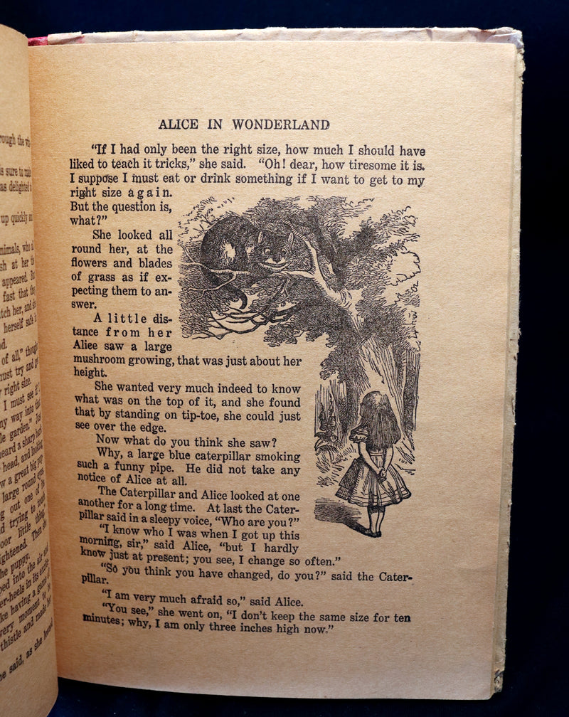 1900 Rare Book - Alice's Adventures in Wonderland by Lewis Carroll published by Donohue.