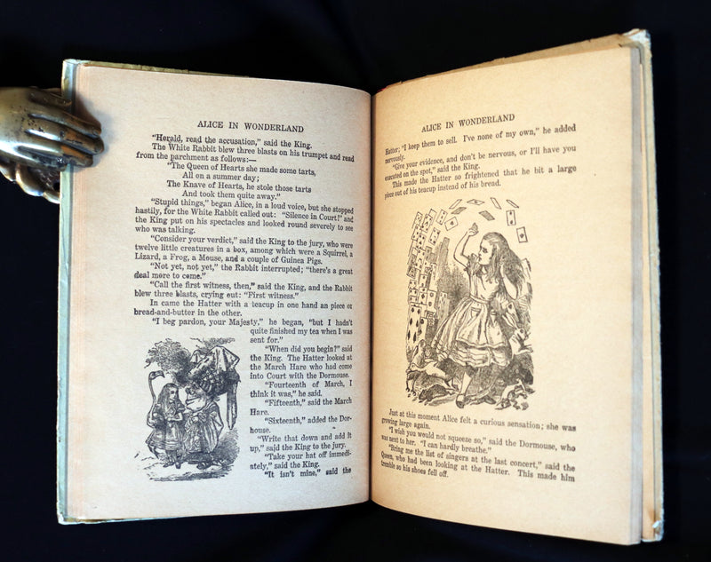 1900 Rare Book - Alice's Adventures in Wonderland by Lewis Carroll published by Donohue.